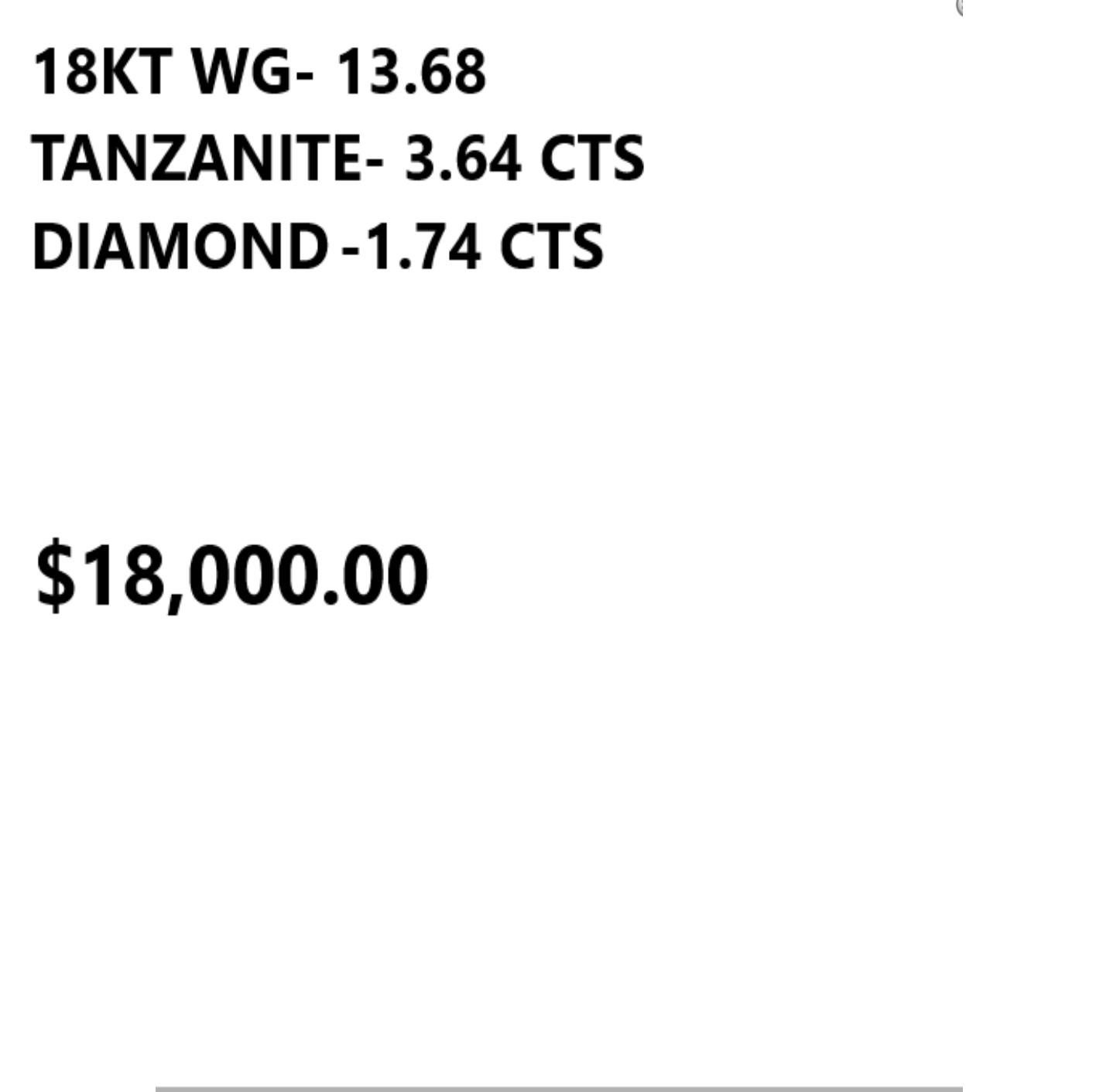 Women's NWT $18, 000 Fancy 18KT Gold Large 5.50CT Tanzanite Diamond Pendant Necklace For Sale
