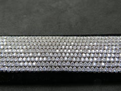NWT $182, 766 Rare 18KT Gold Fancy Glittering Multi Row 28CT Diamond Bracelet