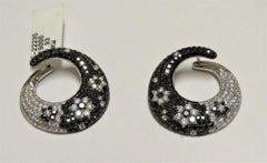 Black Diamond Drop Earrings