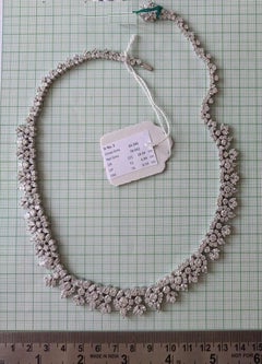 NWT $198, 000 18KT Gold Important Fancy 31.50CT Elaborate Diamond Necklace