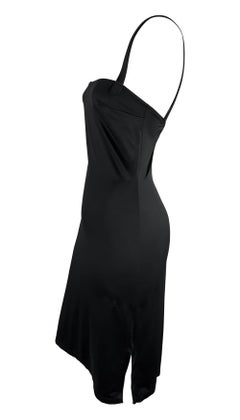 NWT 1990s Dolce & Gabbana Black Bodycon Stretch Sleeveless Beach Cocktail Dress