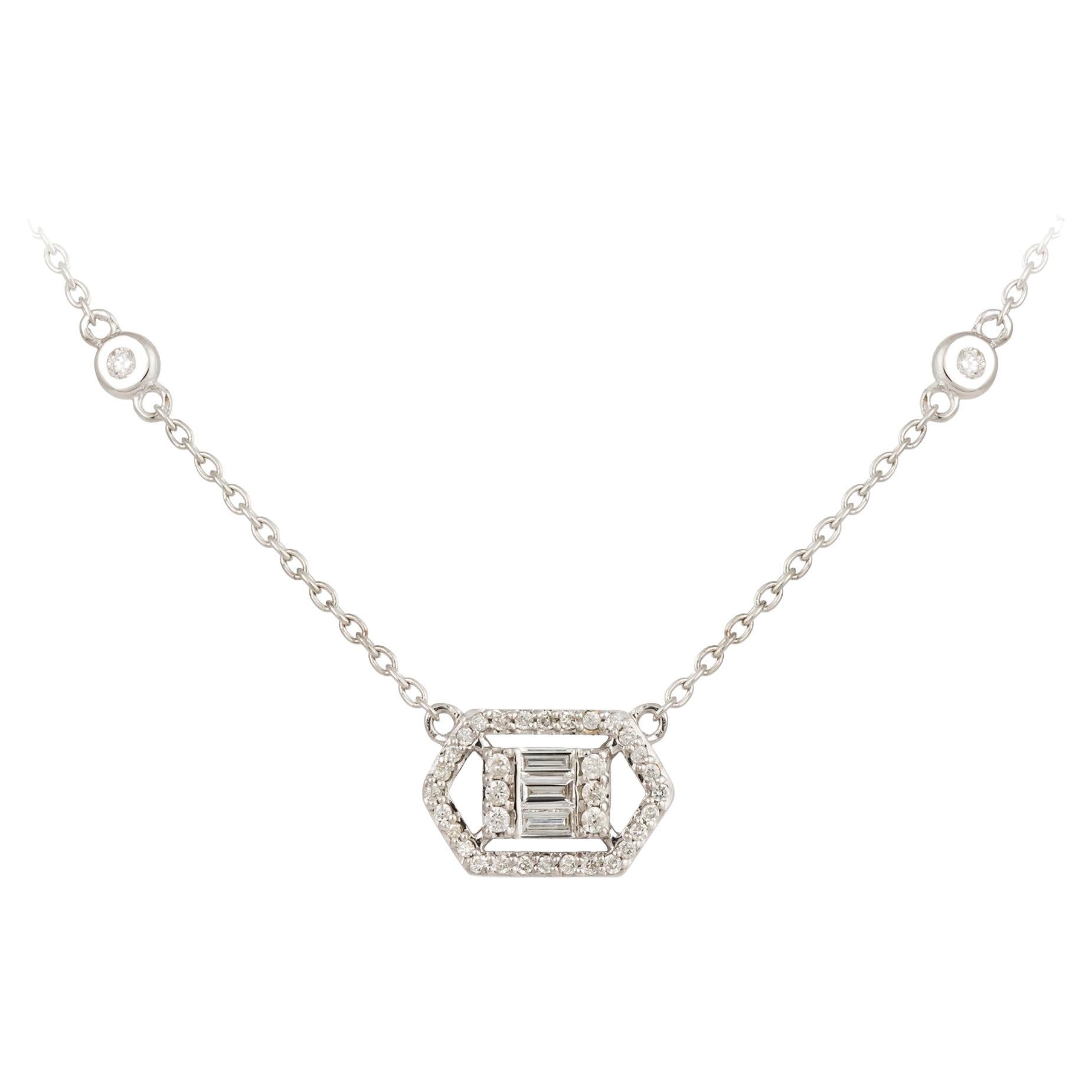 NWT $2, 575 Rare 18KT Gold Large Fancy Diamond Solitaire Pendant Necklace For Sale