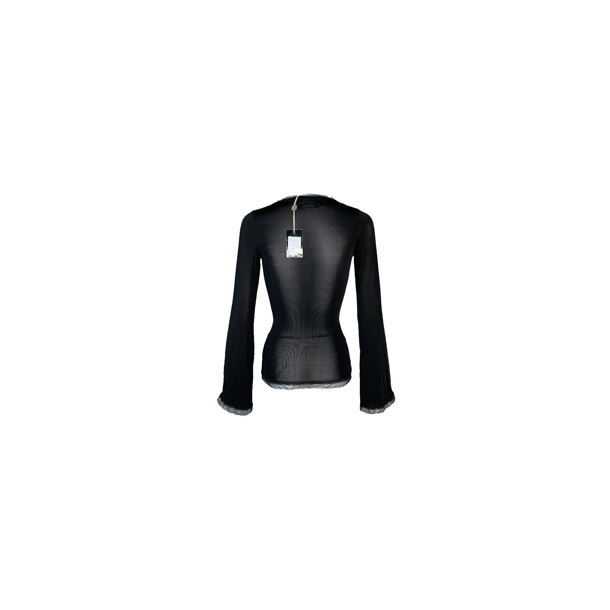 DESIGNER: 2000's Jean Paul Gaultier

Please contact for more information and/or photos.

CONDITION: New with tags

FABRIC: Rayon & Spandex

COUNTRY MADE: Italy

SIZE: S

MEASUREMENTS; provided as a courtesy only- not a guarantee of fit:

Chest:
