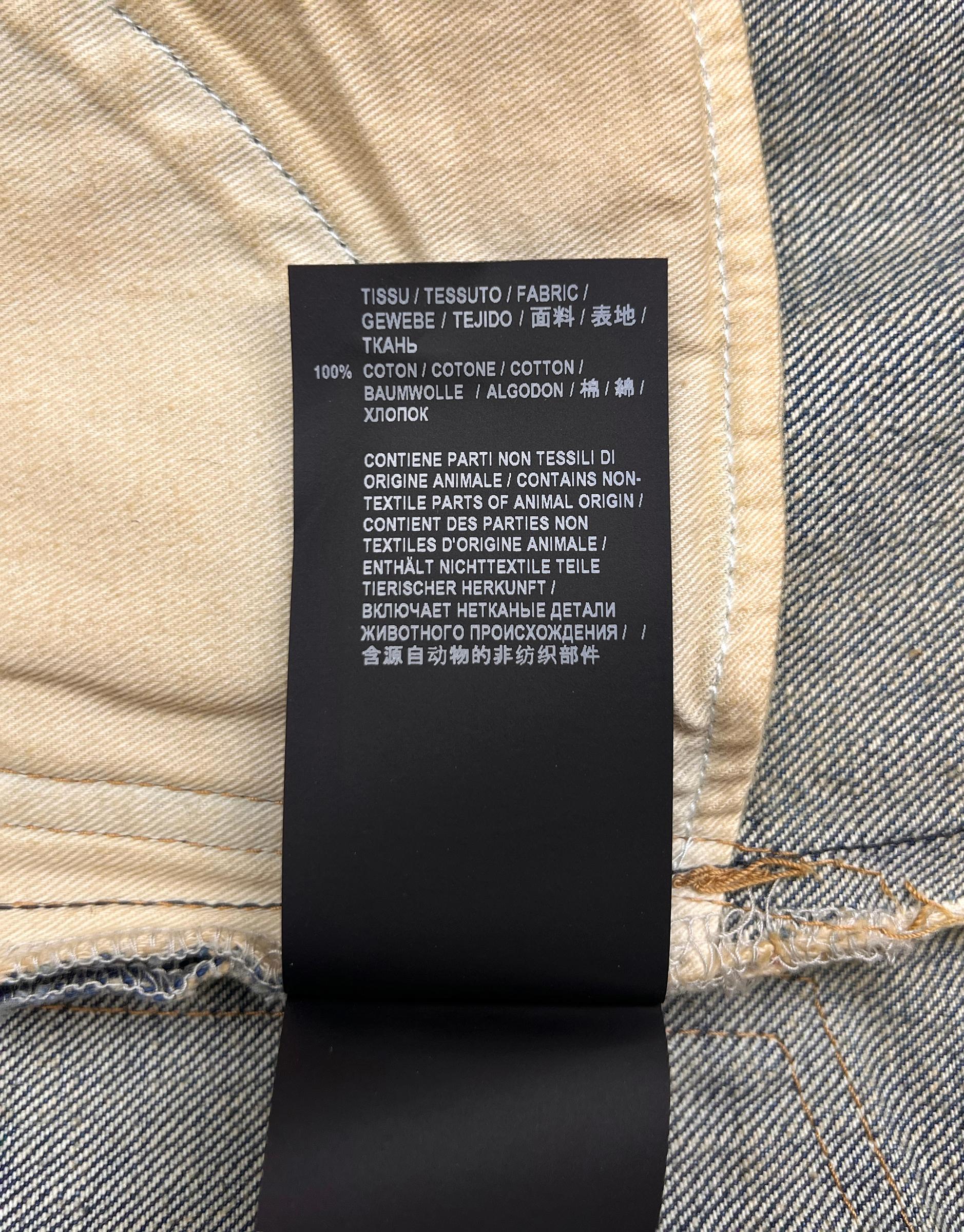 NWT 2019 Saint Laurent Paris pantaloncini in denim Nuovi con etichetta in vendita 3