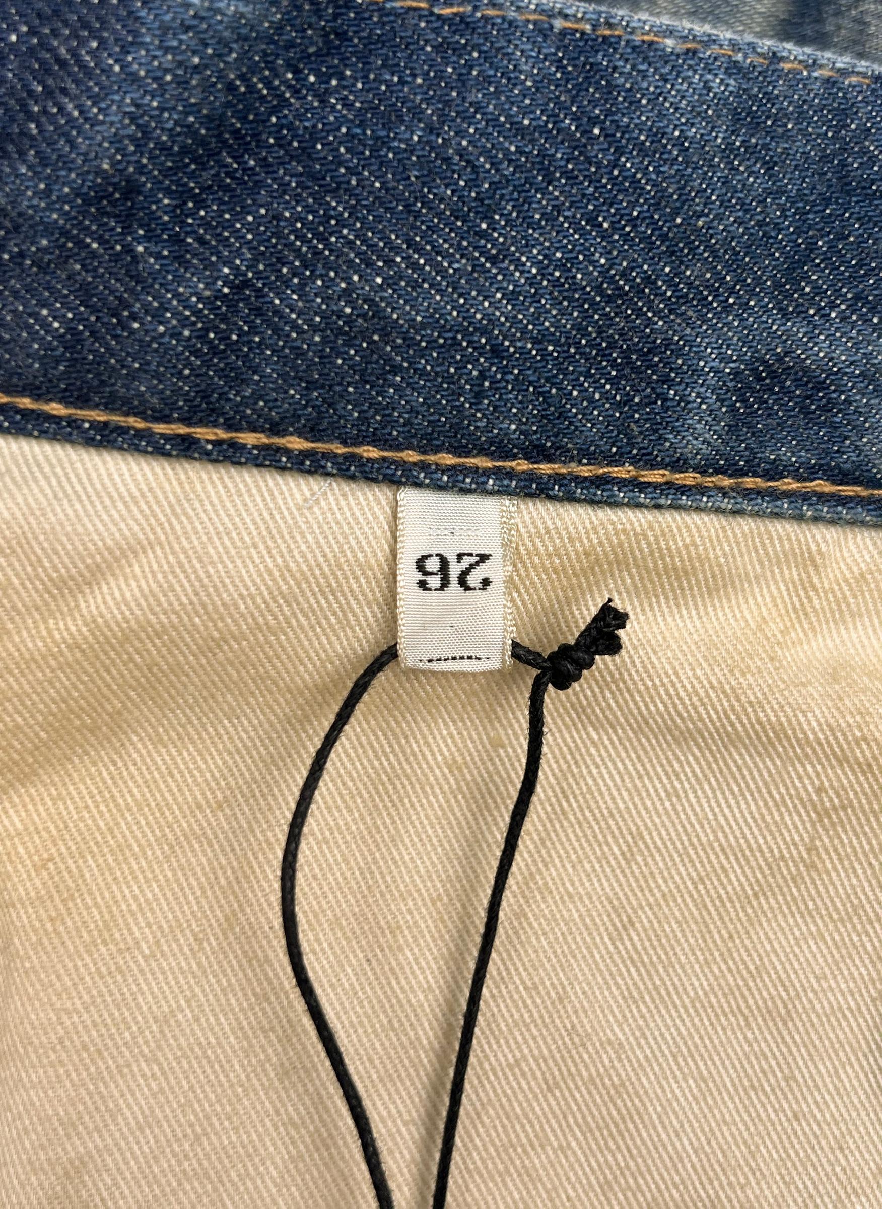 NWT 2019 Saint Laurent Paris pantaloncini in denim Nuovi con etichetta in vendita 6