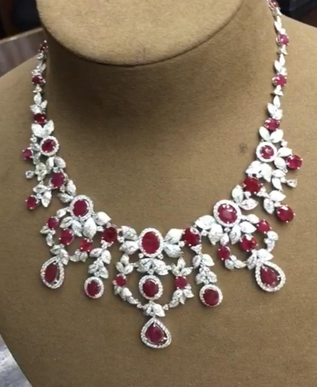 burmese ruby necklace