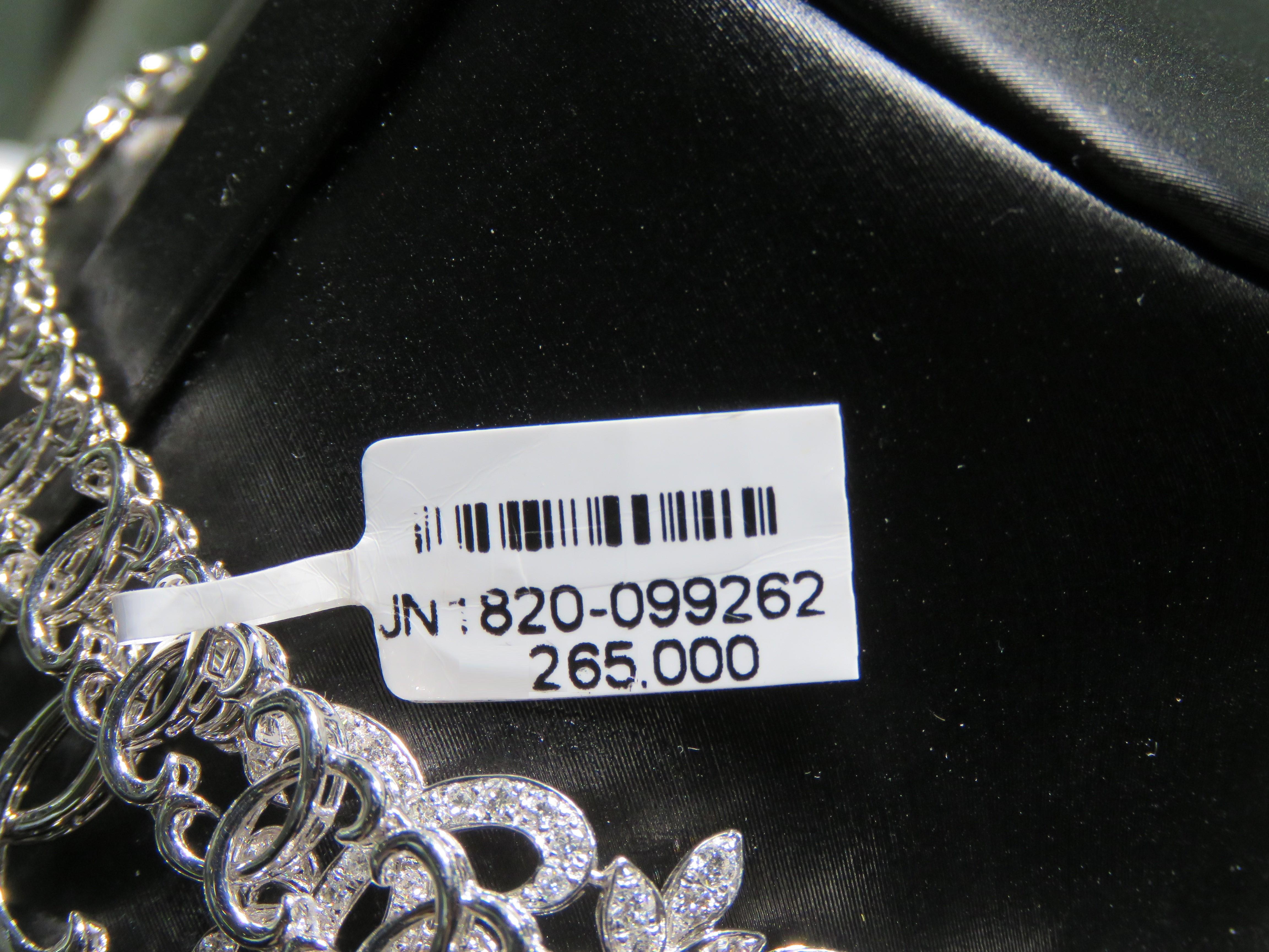 NWT $265, 000 18KT Huge South Sea Pearl Fancy Draping Elaborate Diamond Necklace in vendita 1