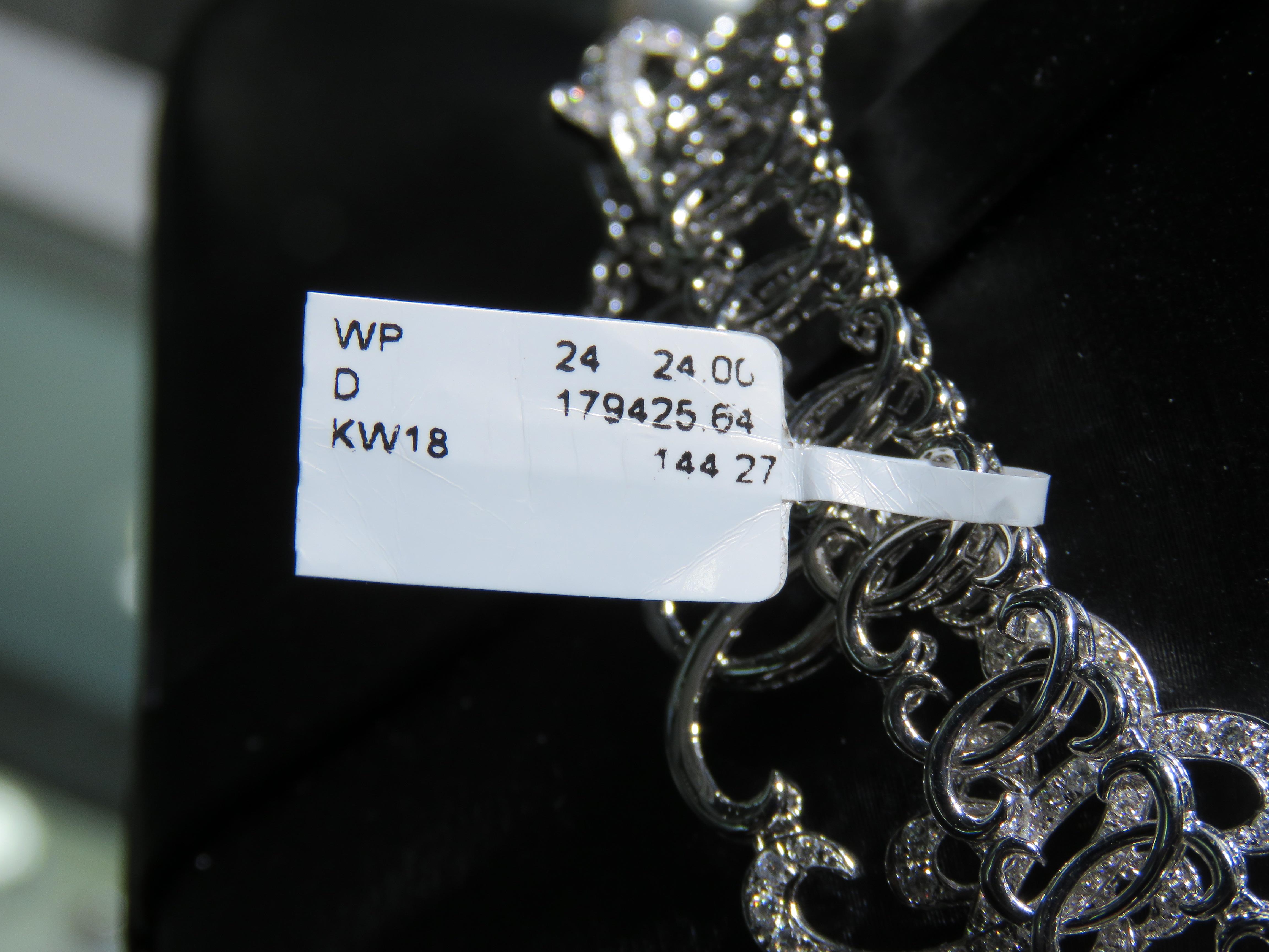 NWT $265, 000 18KT Huge South Sea Pearl Fancy Draping Elaborate Diamond Necklace in vendita 2