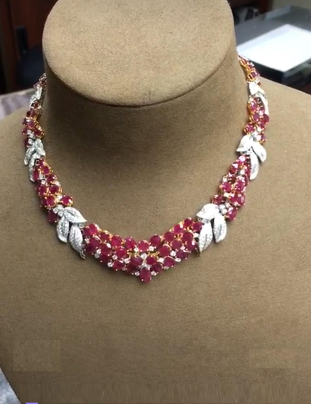 fancy ruby necklace