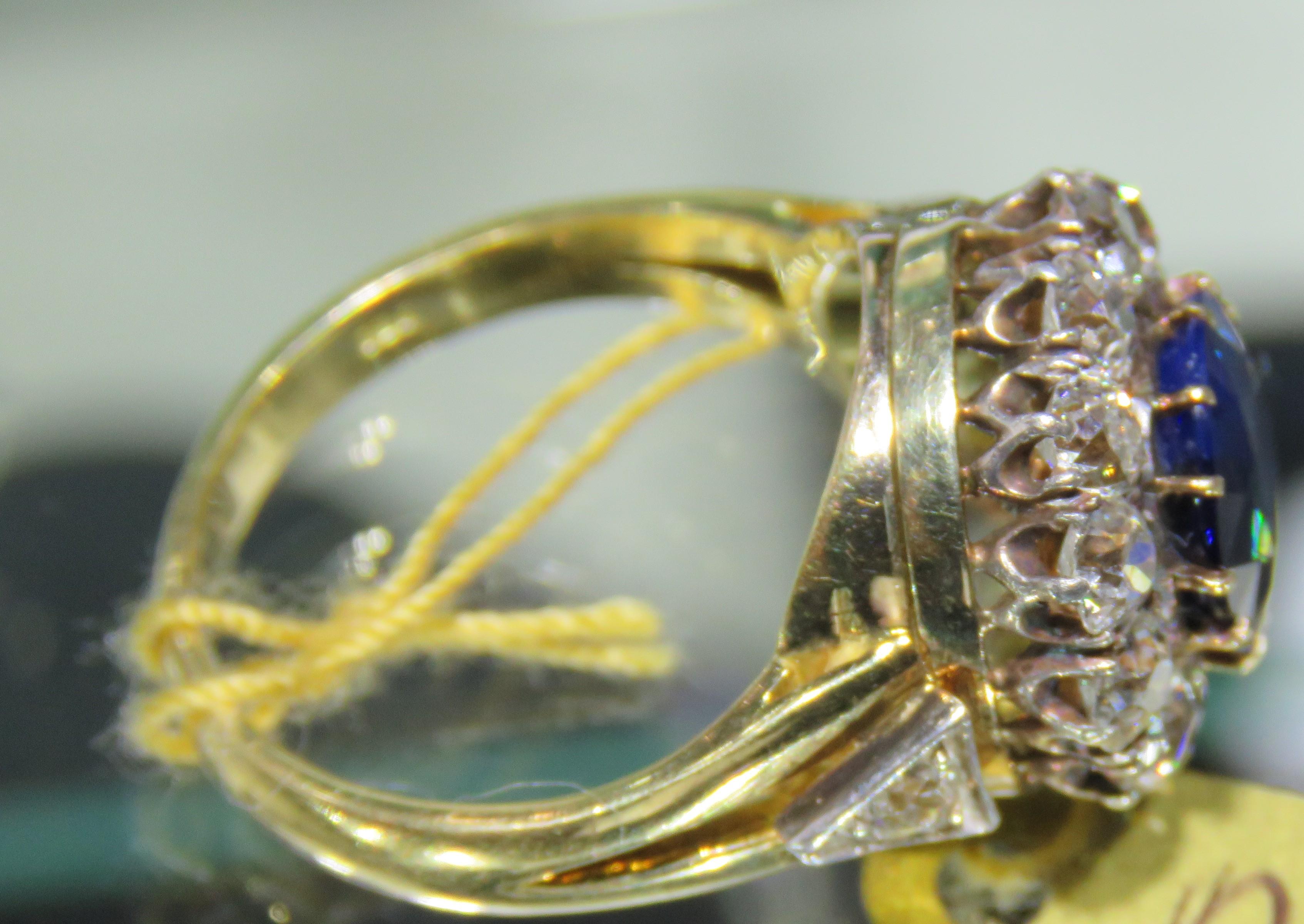 6ct sapphire ring