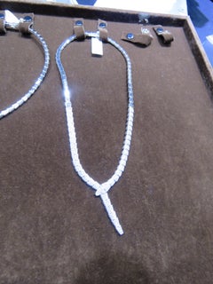 NWT $37, 500 18KT Fancy Large Glittering Diamond Fancy Serpent Snake Necklace