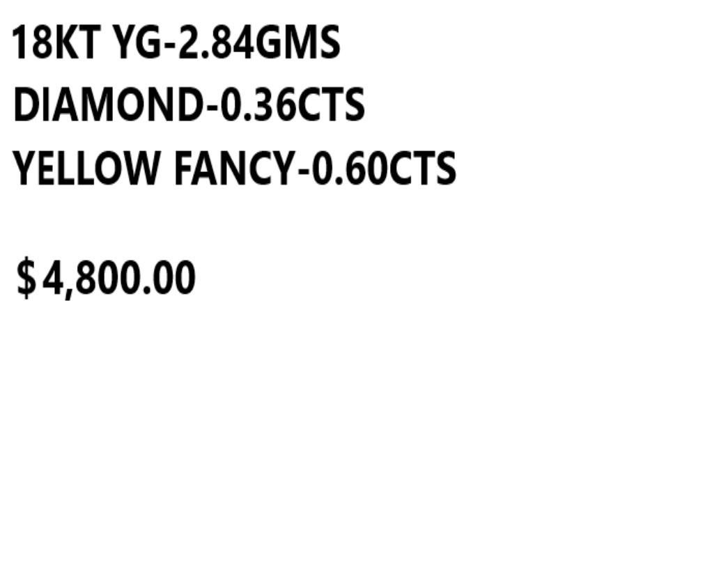 Donna NWT $4, 800 18KT Grandi orecchini a cuore con diamanti gialli scintillanti in vendita
