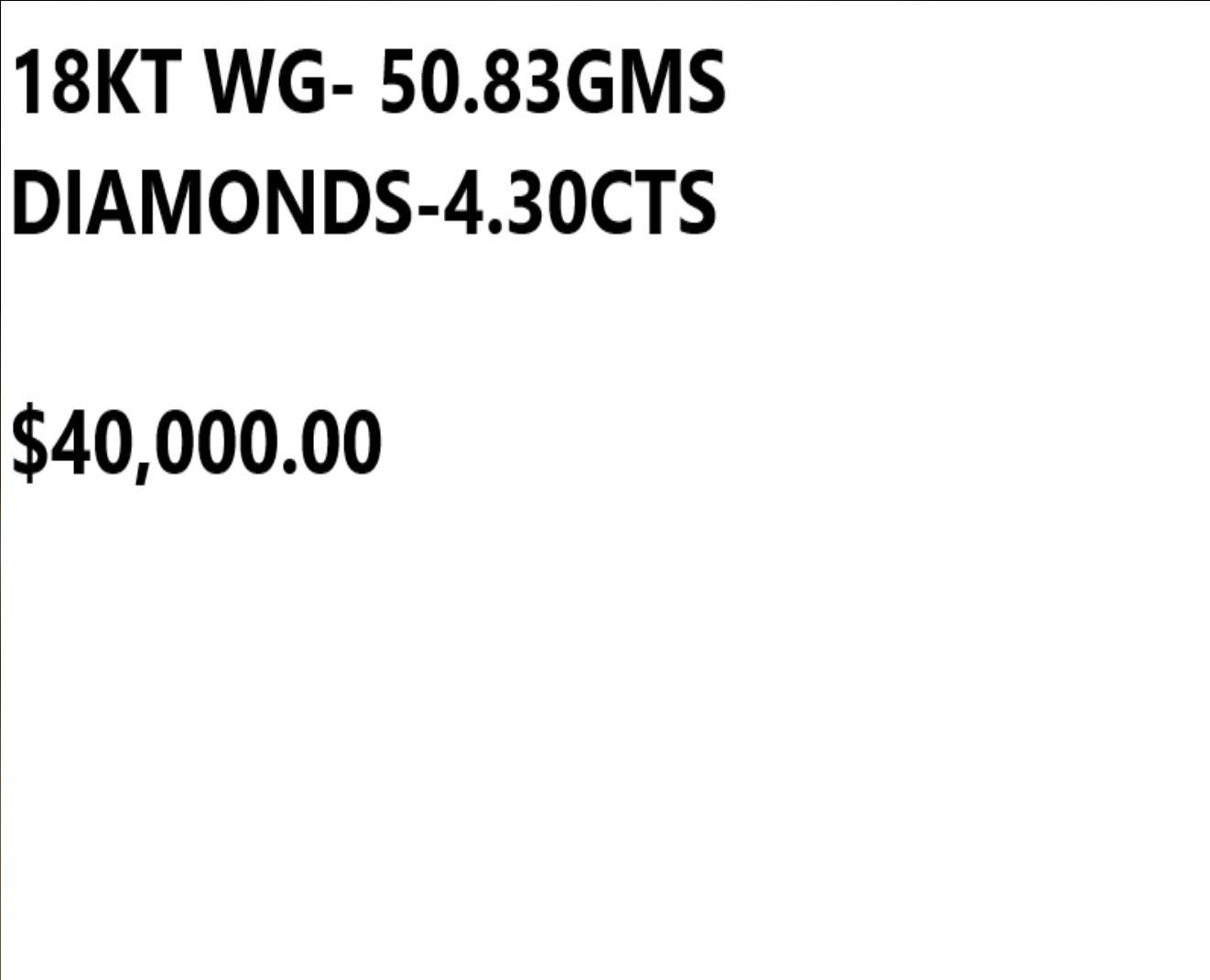 NWT $40, 000 Collana Serpent Snake 18KT Fancy Large Glittering Diamond in vendita 1
