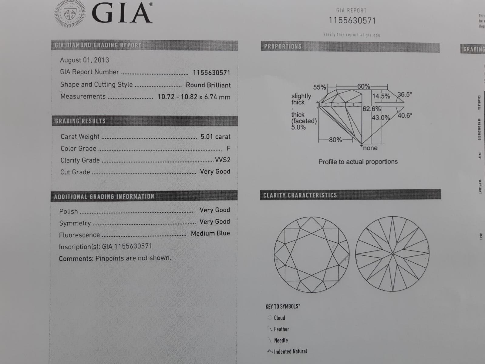Magnificent Important Platinum GIA 6.50CT Diamond Natural Sapphire Heart Ring For Sale 3
