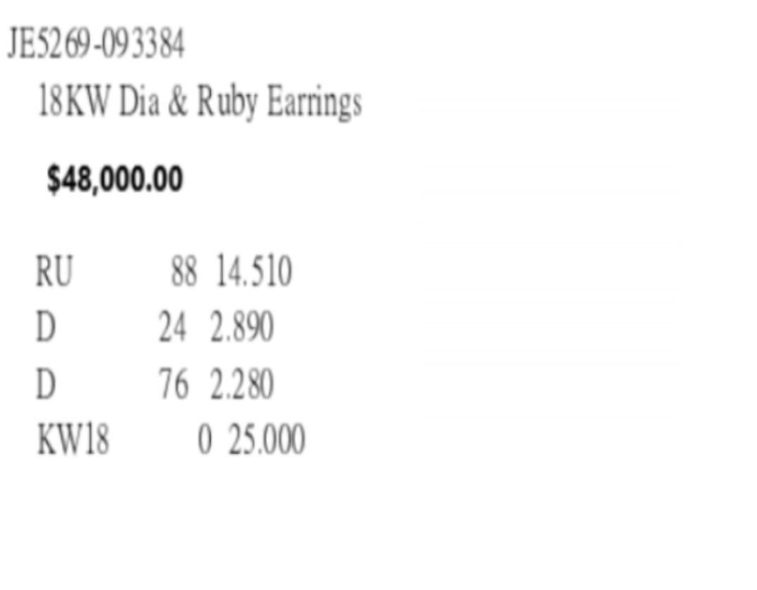 Taglio misto NWT $48, 000 Orecchini a goccia in oro 18KT con diamanti e rubini 20CT in vendita