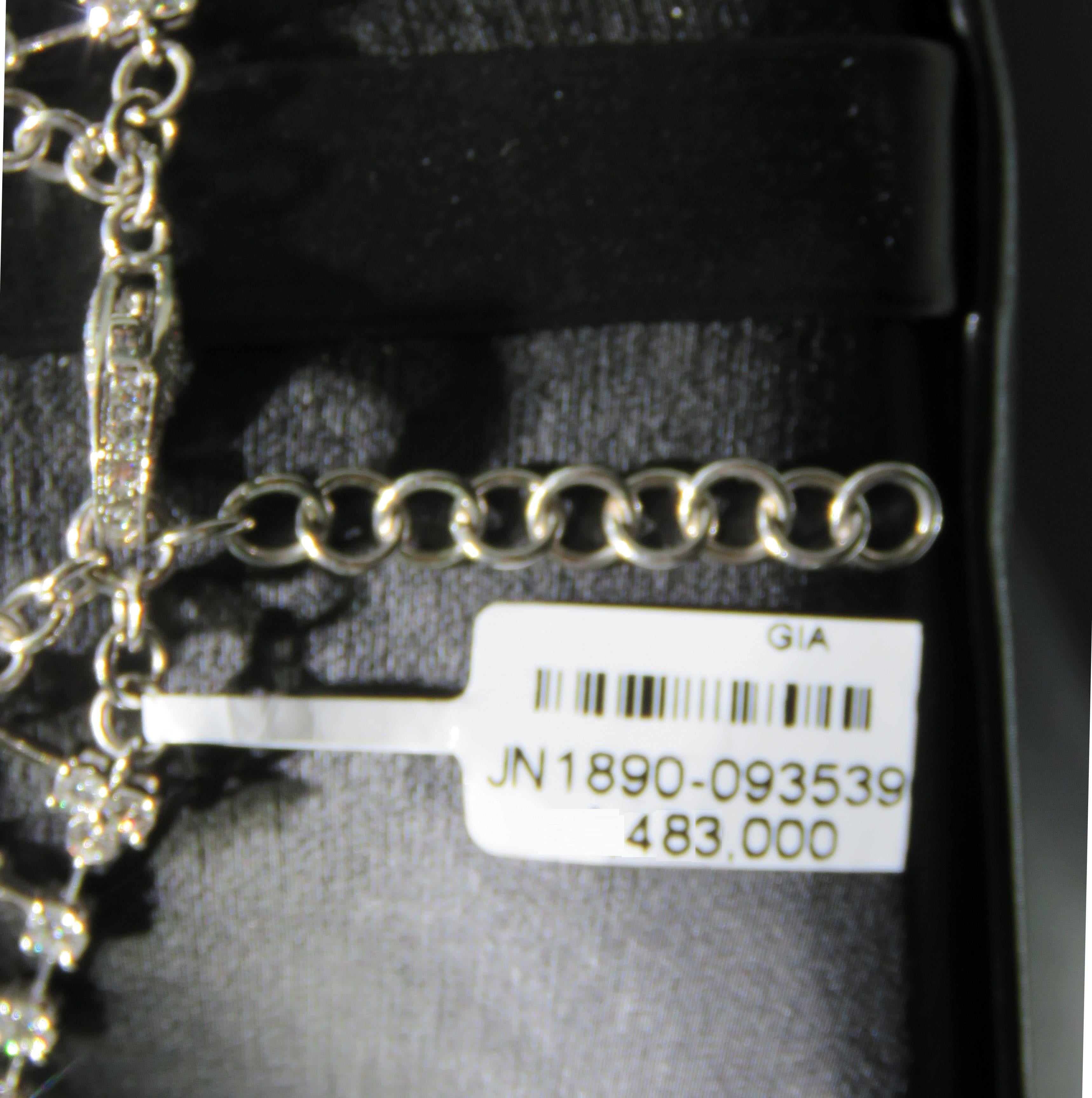 NWT $483, 000 18KT Large 51CT Fancy Glittering Natural Ruby Diamond Necklace Pour femmes en vente