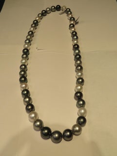 NWT $50, 000 Rare 18KT Gold Tahitian and South Sea Pearl Strand Diamond Necklace
