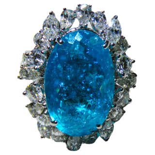 NWT $55, 000 18KT Fancy Large Magnificent Glittering 8CT Fancy Diamond ...