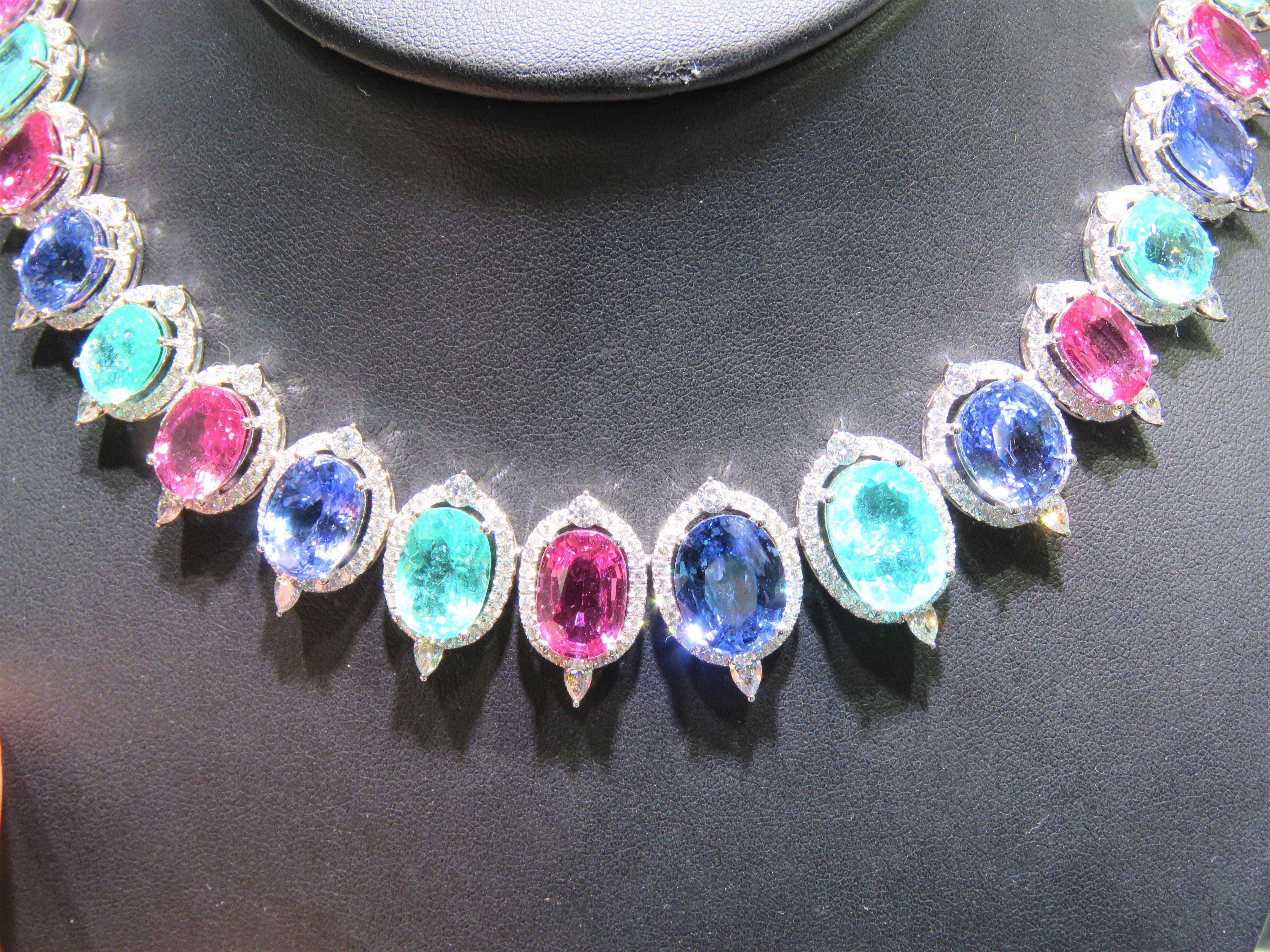 purple sapphire necklace
