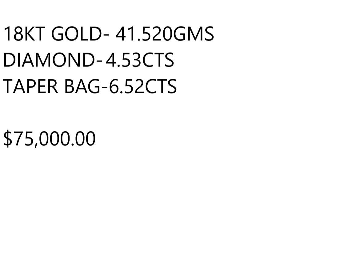 NWT $75, 000 Oro 18KT Magnifici orecchini pendenti con diamanti lunghi e fantasia In condizioni Nuovo in vendita a New York, NY