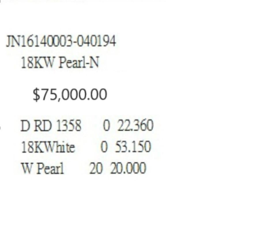 NWT 75.000 $ bedeutende Südsee-Perlenkette aus 18KT Gold mit großem Diamanten im Zustand „Neu“ im Angebot in New York, NY