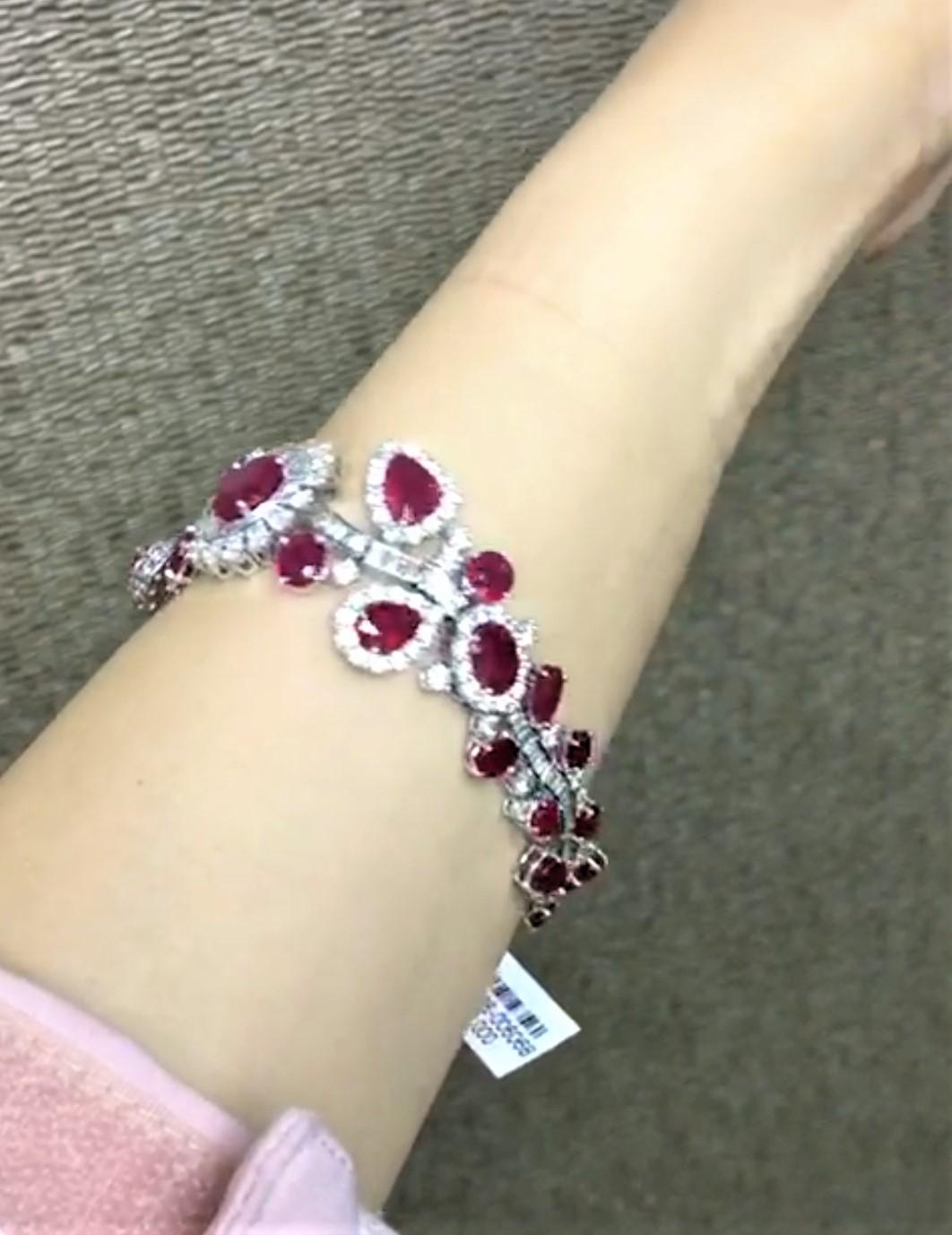 burmese ruby bracelet