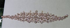 NEU $90,000 18KT Gold Seltenes, wunderschnes, ausgefallenes, breites Wickelarmband mit Diamanten und Blumen