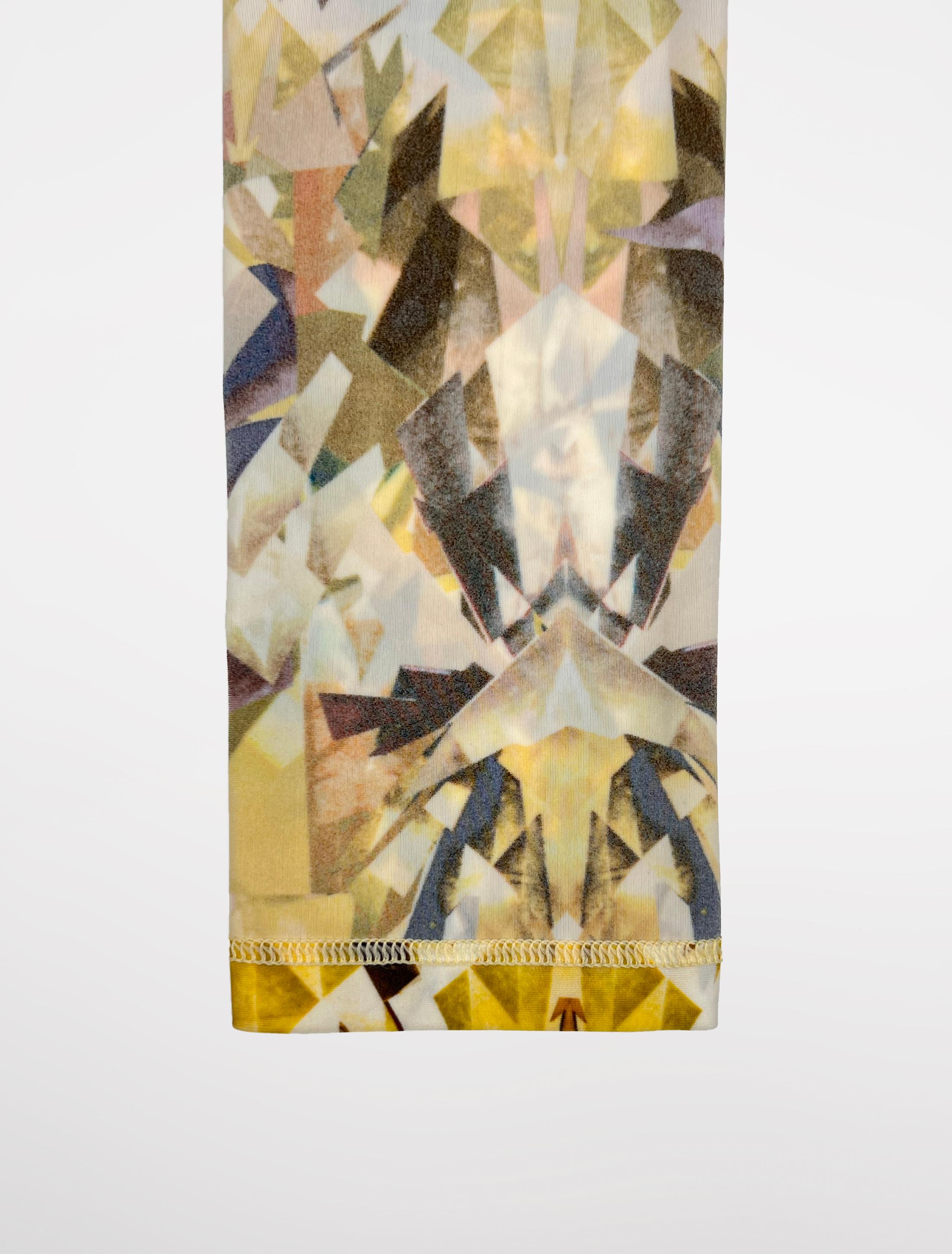 NWT Colección de leggings con estampado de caleidoscopio de cristal de Alexander McQueen: S/S 2009 en venta 3