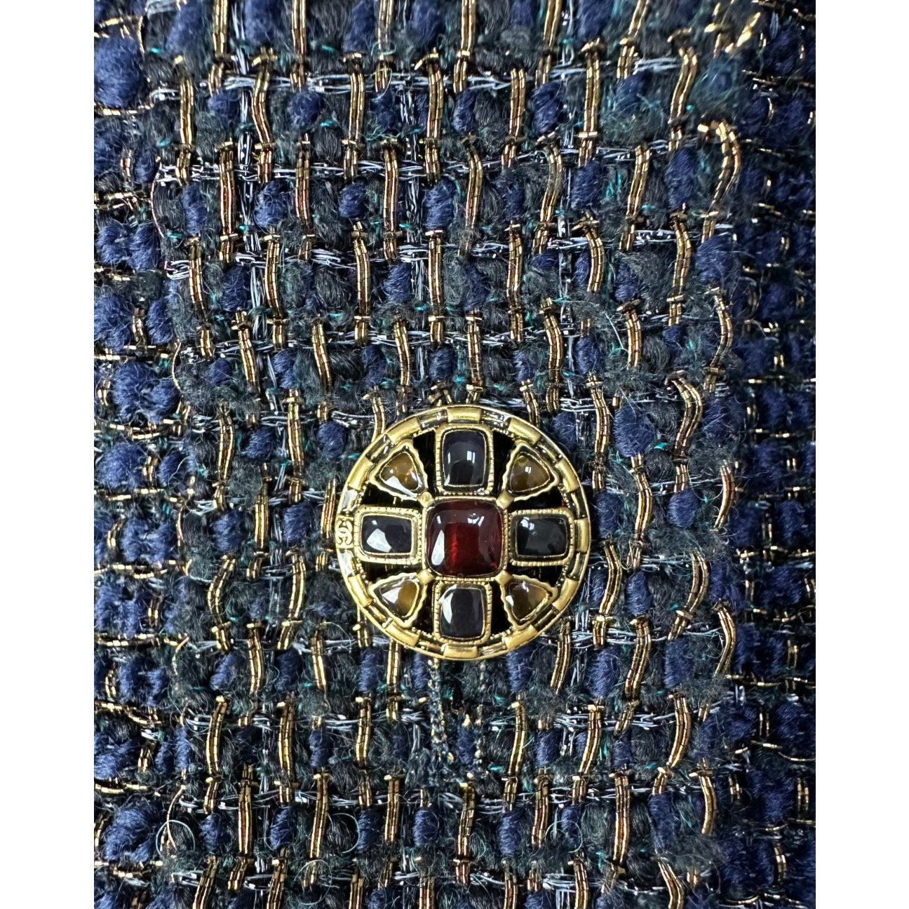NWT Giacca Chanel 19A Métiers d'Art Egypt - Taglia 46 in vendita 1