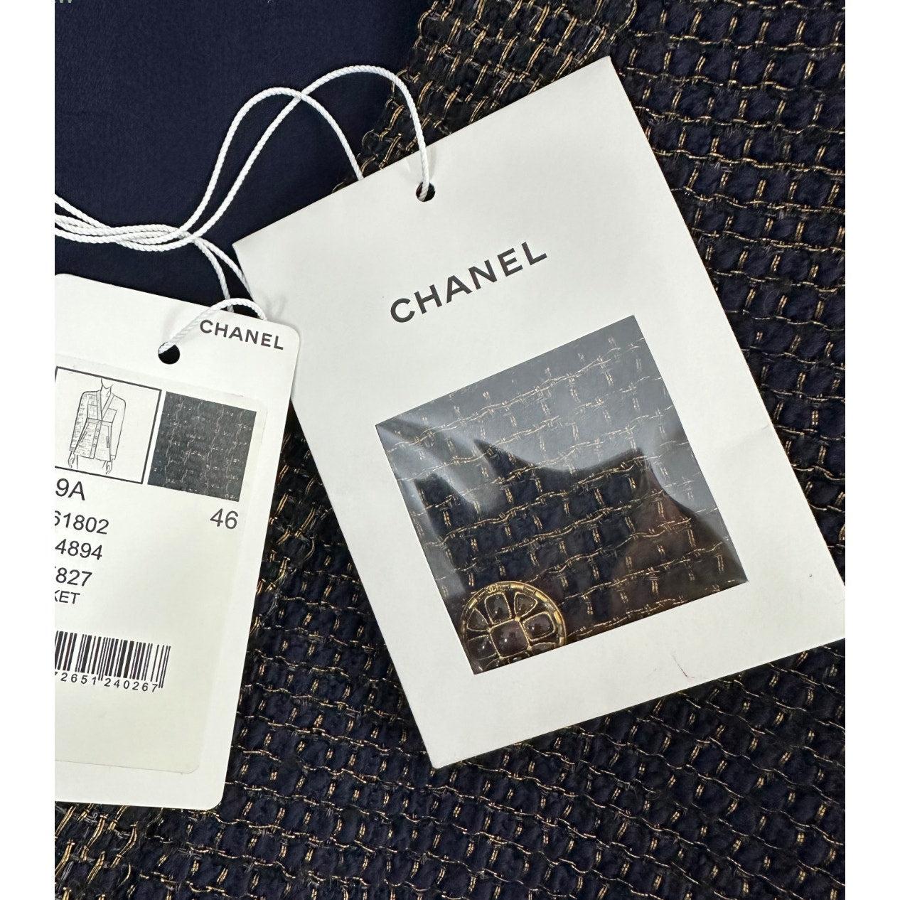 NWT Giacca Chanel 19A Métiers d'Art Egypt - Taglia 46 in vendita 3