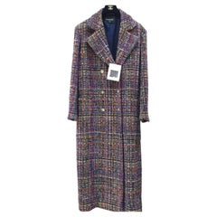 NWT Chanel 2021 Tweed Pattern Coat Sz.42