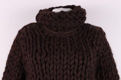 NWT. Dolce & Gabbana FW 2008 Rare Chunky Wool Sweater. Size 40. Made in Italy.