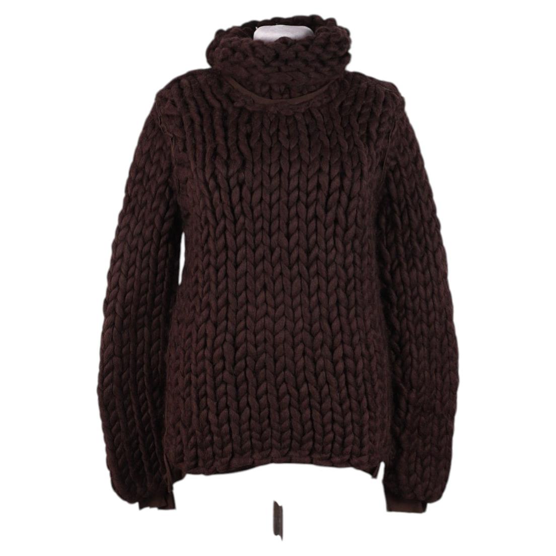 NWT. Dolce & Gabbana FW 2008 Rare Chunky Wool Sweater. Size 40. Made in Italy.