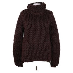 NWT. Dolce & Gabbana FW 2008 Rare Chunky Wool Sweater. Size 40. Made in Italy.