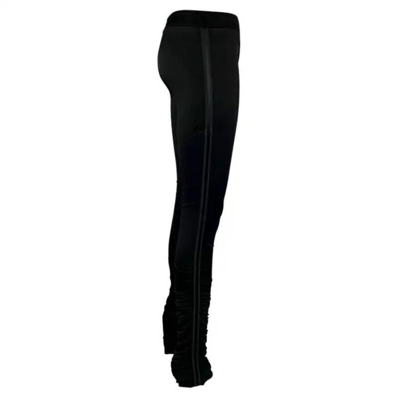 NWT F/W 2004 Gucci by Tom Ford Pantalon noir à rubans froncés