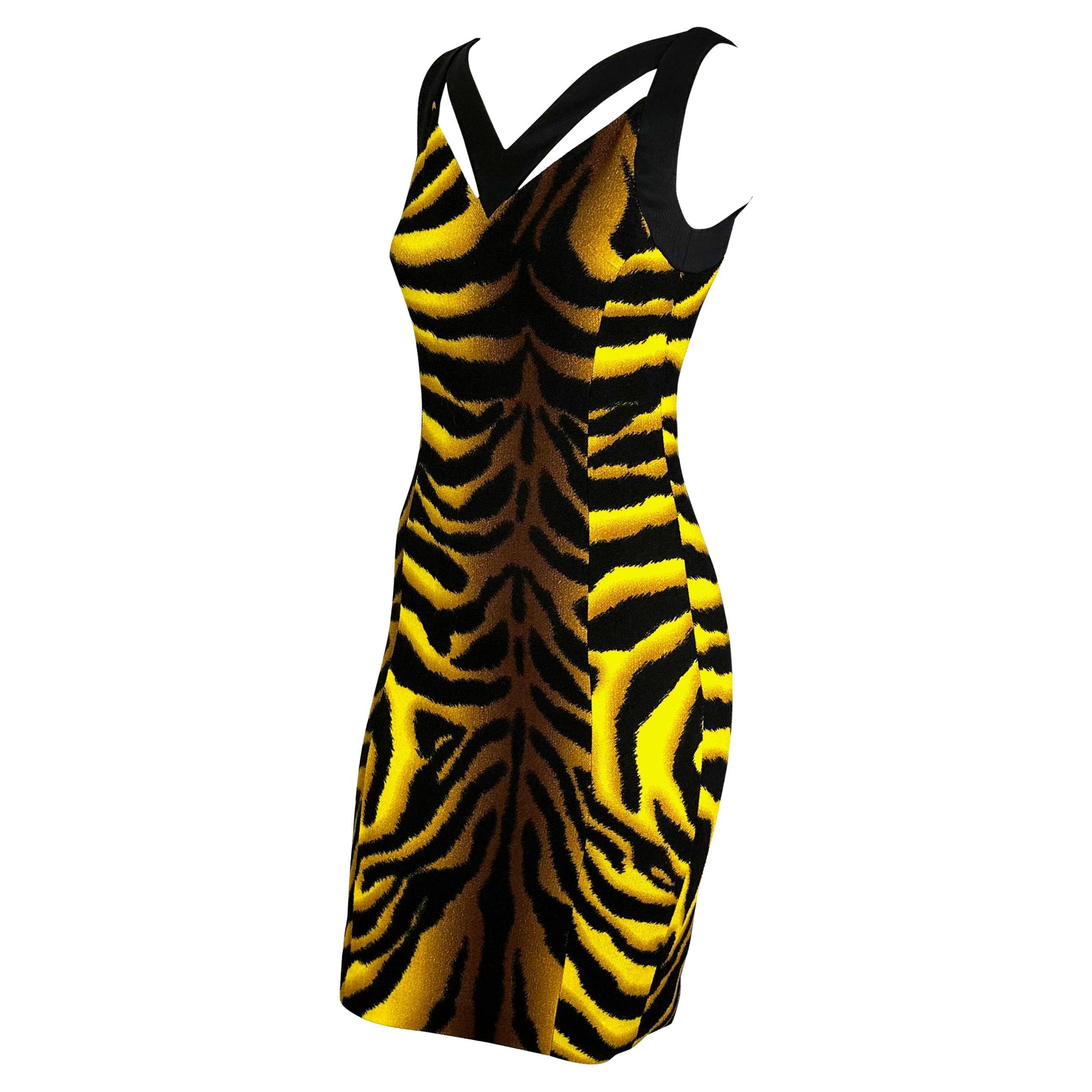 versace tiger dress