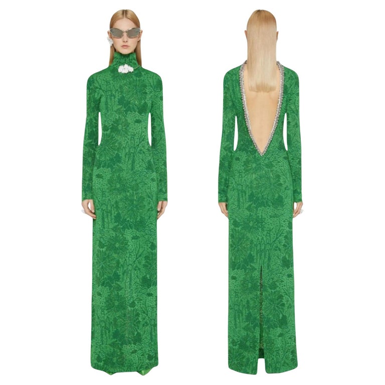 slim fit dress slacks Green Tencel Plunge V-neck A-line butterfly sleeve Dress – Aulieude main image 0