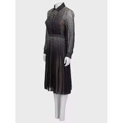 NWT Gucci 2024 Black Silk Fitted Dress - IT40/S