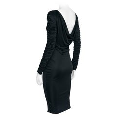 Gucci par Tom Ford - Robe froncée en jersey de satin extensible, printemps-été 2003