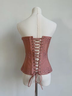 NWT Gucci S/S 2022 Pink Rhinestone Corset
