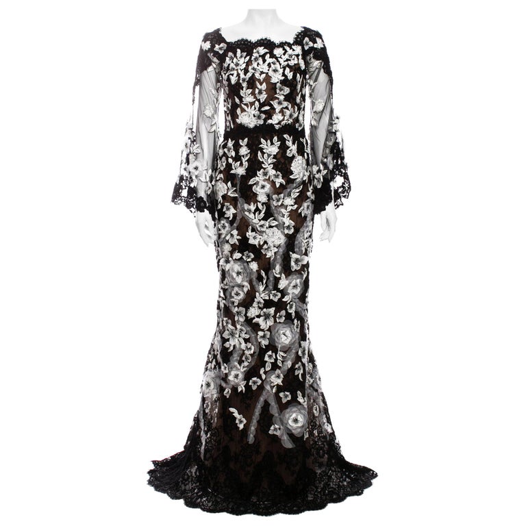 marchesa beaded dress Mikado Beaded Ball Gown