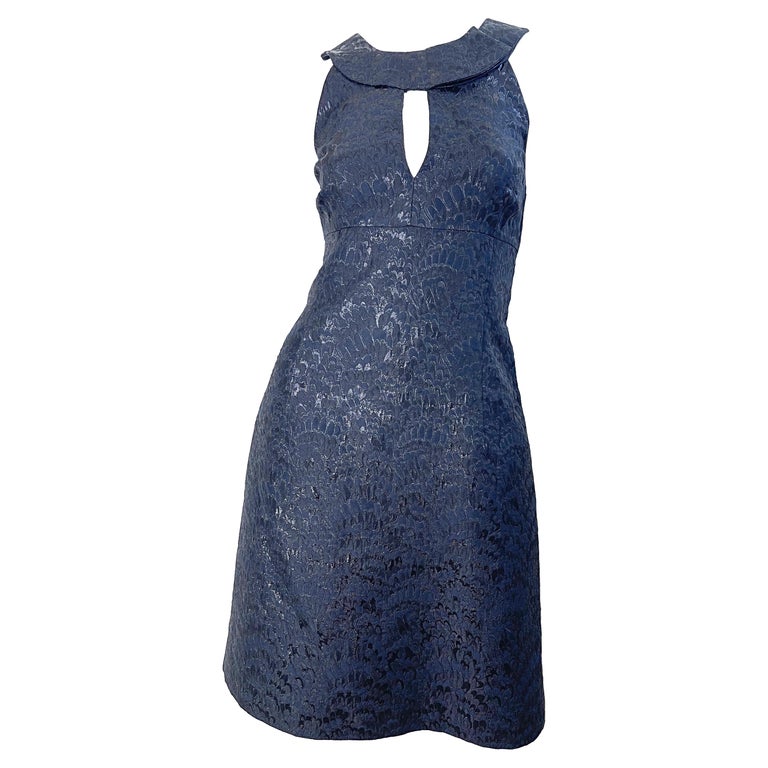 michael kors sequin feather dress Michael Kors Black Silver Sequin Feather Dress Size 8 US