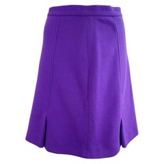 NWT Moschino Cheap and Chic 2000s Talla 10 Morado Rayon A - Line Y2K Falda