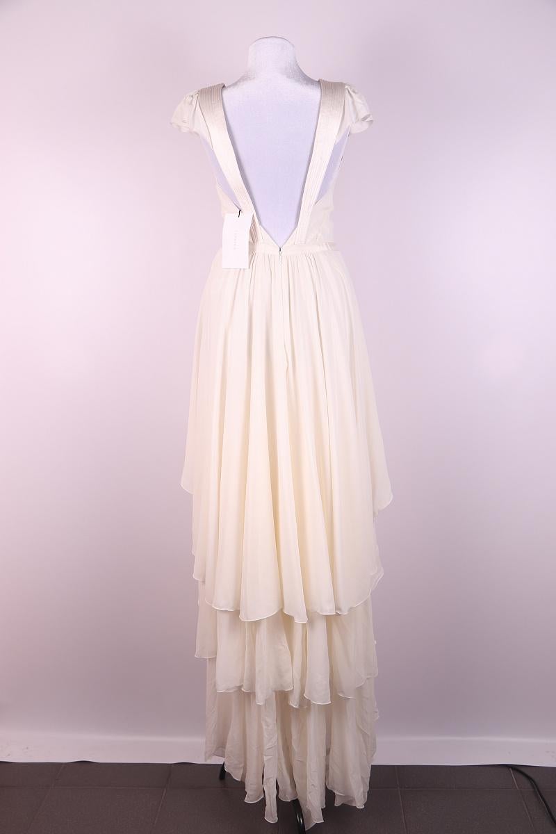 NWT Nina Ricci SS 2015 new wedding evening dress ivory gown Red Carpet For Sale 6