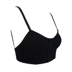 NWT S/S 1995 Dolce & Gabbana Black Stretch Cotton Bralette Lingerie Crop Top (2)