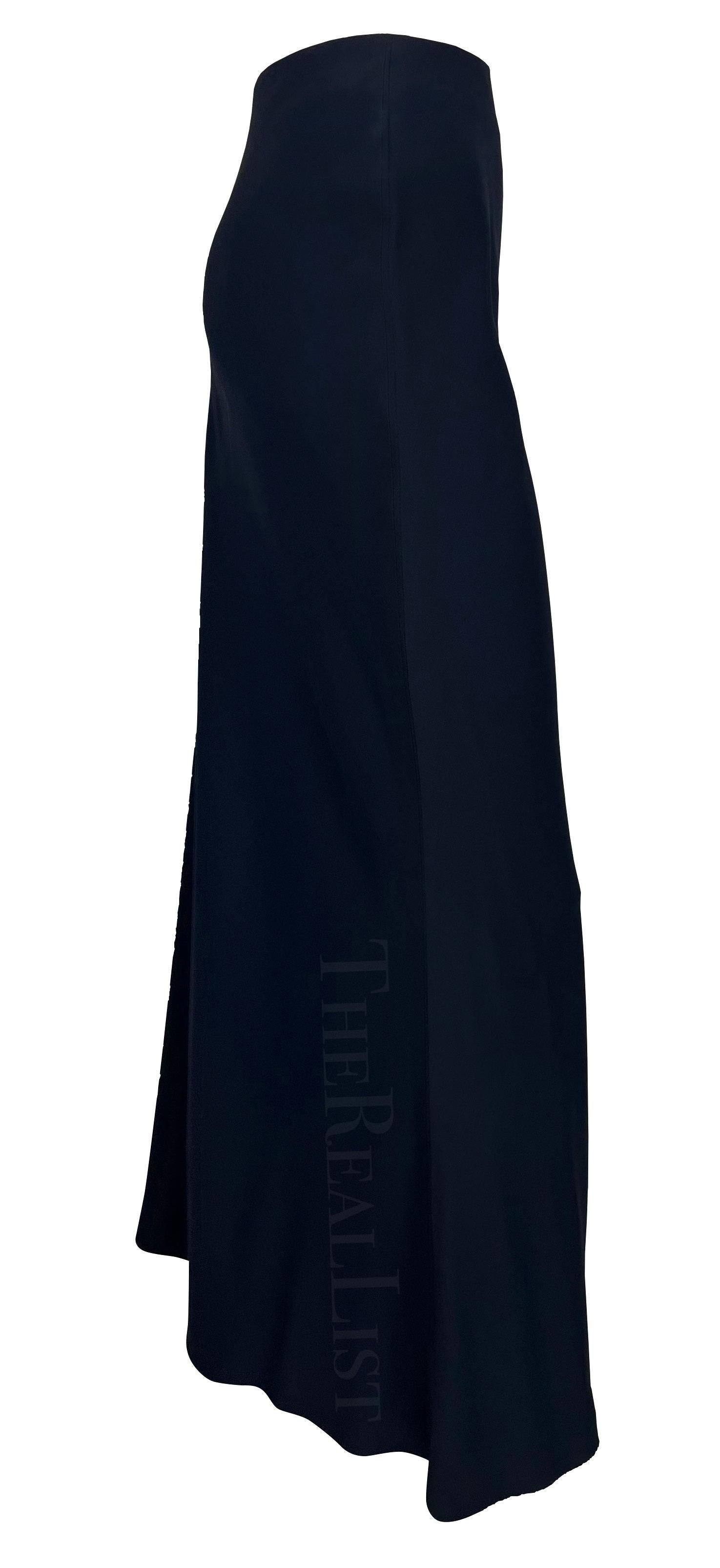 NWT S/S 1996 Gucci by Tom Ford Navy Bodycon Stretch Maxi Skirt en vente 1