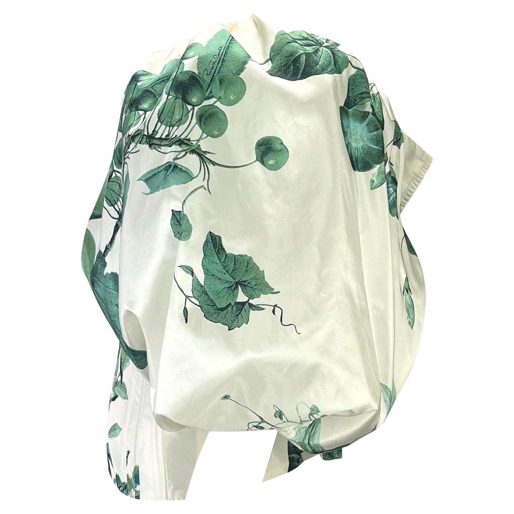 NWT S/S 2005 Roberto Cavalli Runway Blusa corsé corpiño blanco con cordones en venta 4