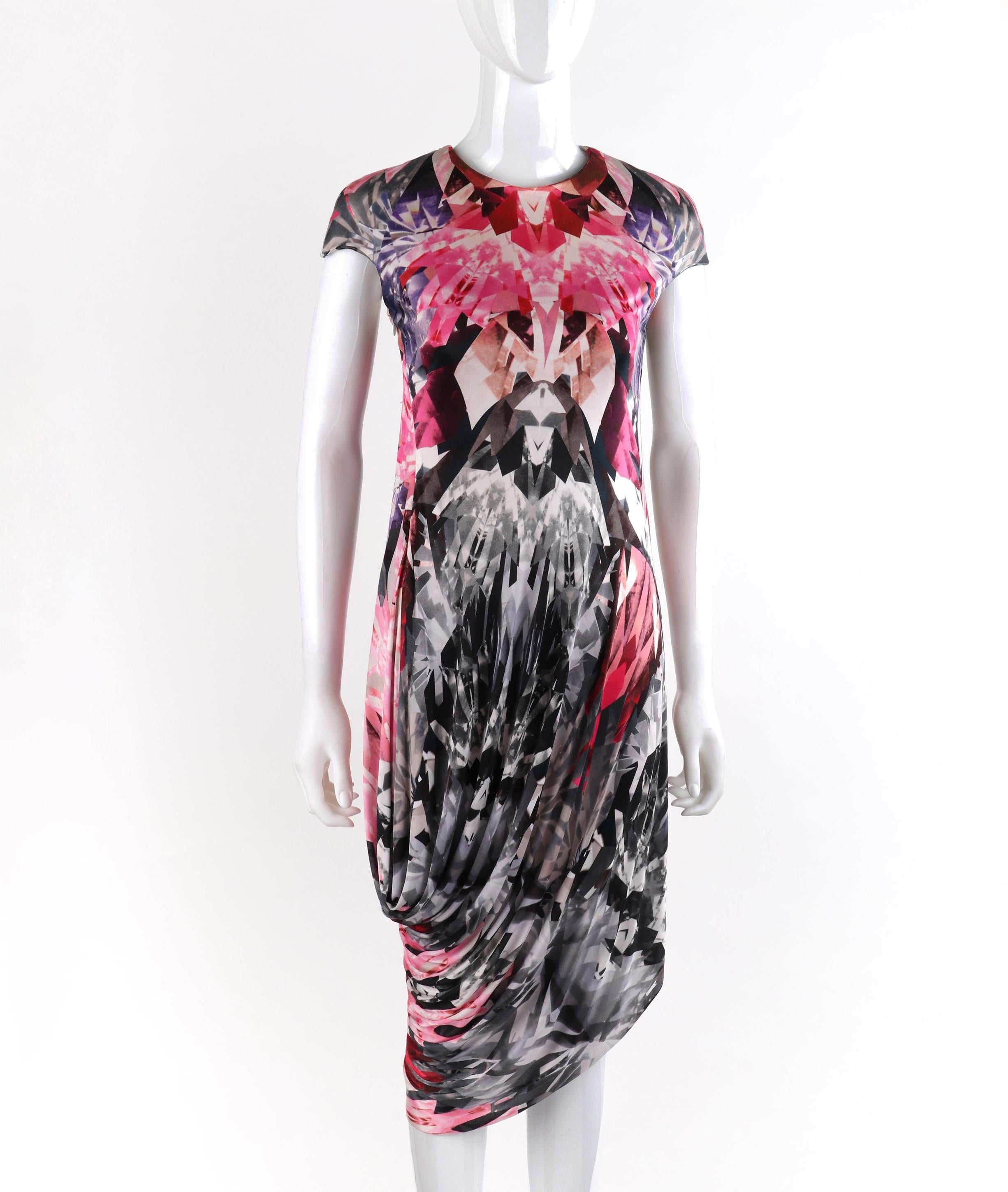 NWT S/S 2009 Alexander McQueen Kaleidoscope crystal dress For Sale 9
