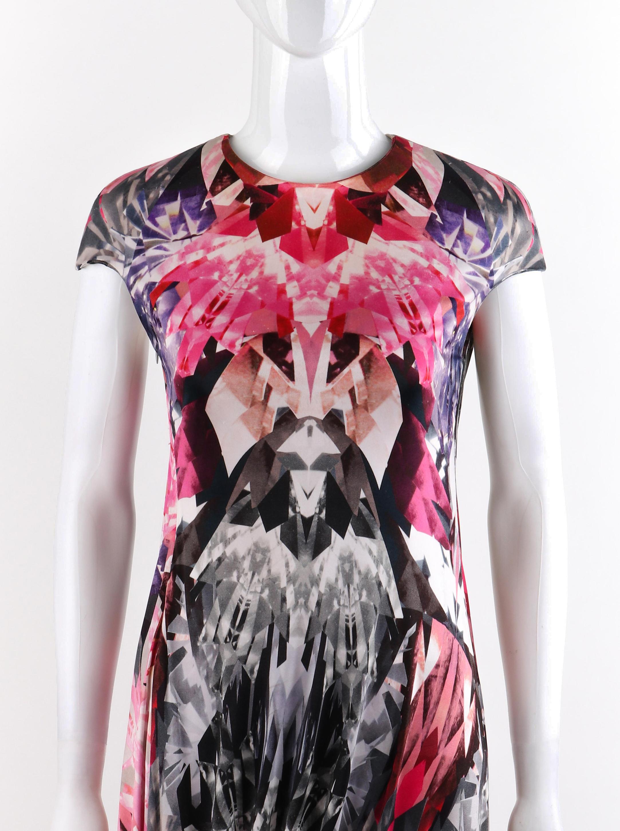 NWT S/S 2009 Alexander McQueen Kaleidoscope crystal dress For Sale 10