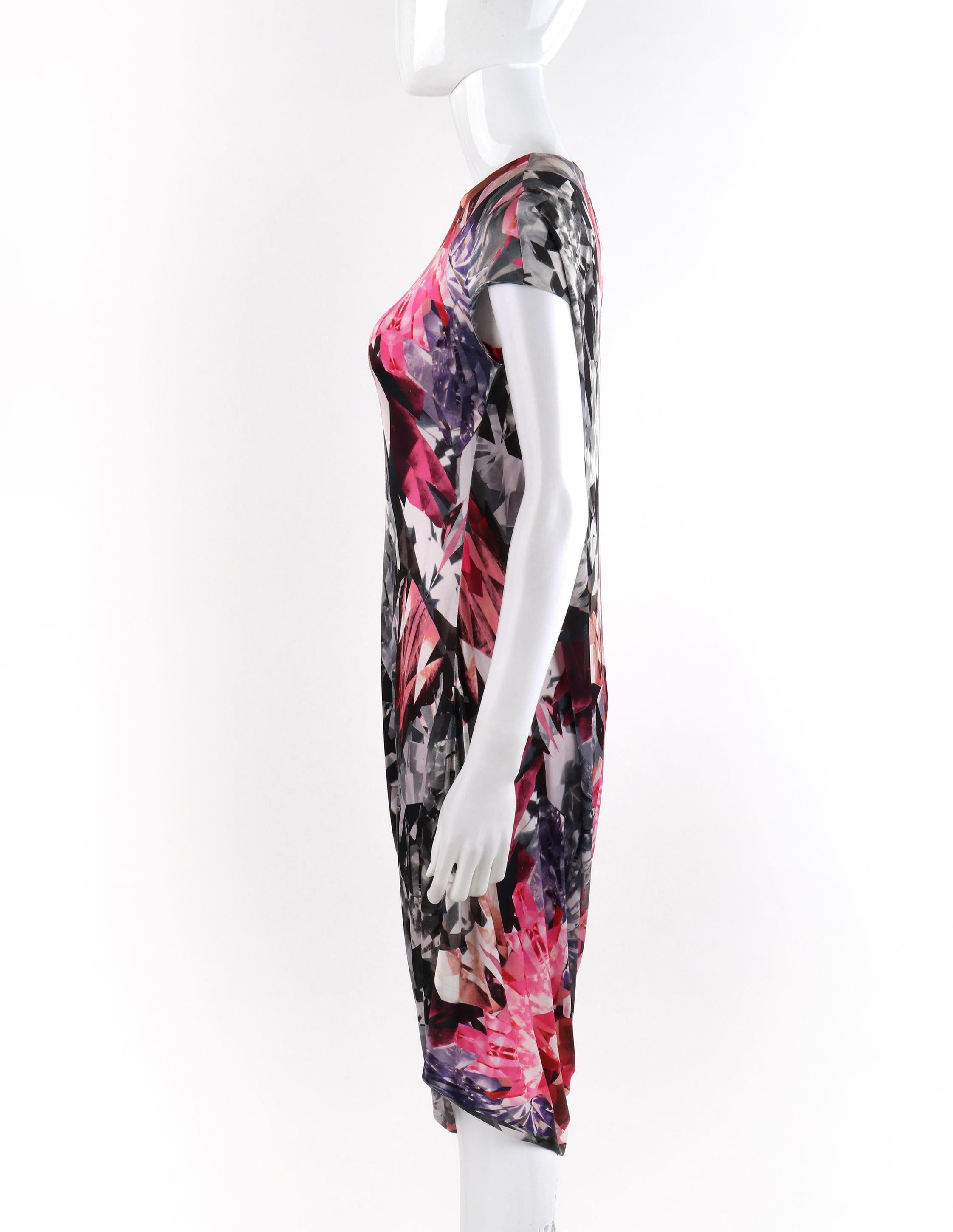 NWT S/S 2009 Alexander McQueen Kaleidoscope crystal dress For Sale 12